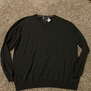 Joseph Abboud - v neck merino wool sweater - xxl